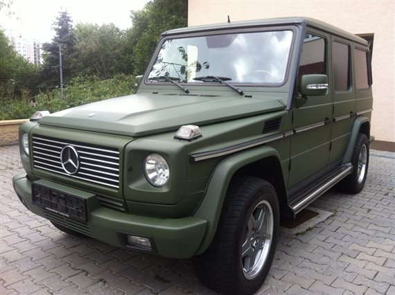 polep 3M od abartstyle 3M Mercedes G zelená matná